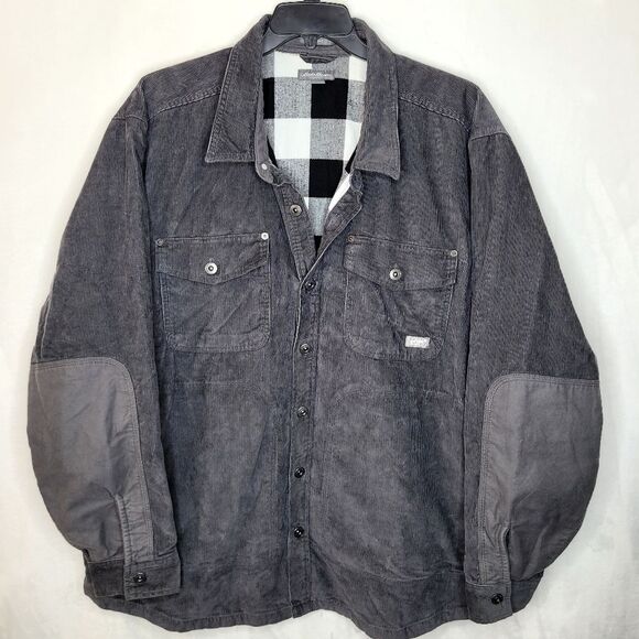 Eddie Bauer Flannel Lined Corduroy Jacket Size 3XL - Picture 1 of 13